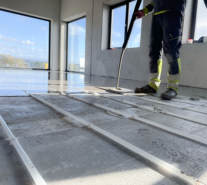 Gulvavretting og flytsparkling