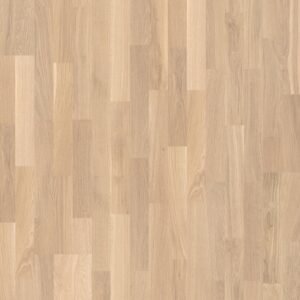 Parkett Boen 3-stav Eik Crescendo Live hvit matt lakk